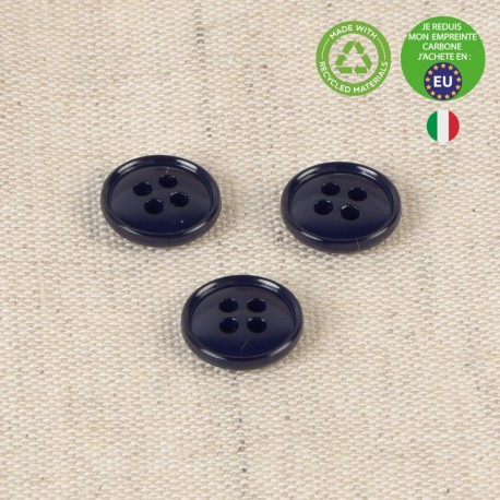 Bouton 4 trous nylon recyclé
