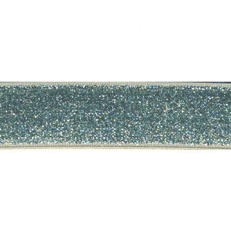 Elastique velours lurex