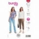 Patron Burda 5900 T-shirt Cintre Femme 34/44