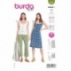 Patron Burda 5922 Robe/top Bretelles Larges 34/44