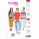 Patron Burda 5926 T-shirt Encolure Benitier 34/48