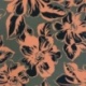 Tissu Viscose Imprimé Orange 