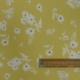 Tissu Crepe Imprimé Jaune 