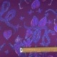 Tissu Tombé Soie Imprimé Violet