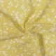 Tissu Crepe Imprimé Jaune