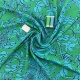Tissu Viscose Imprimé Vert 