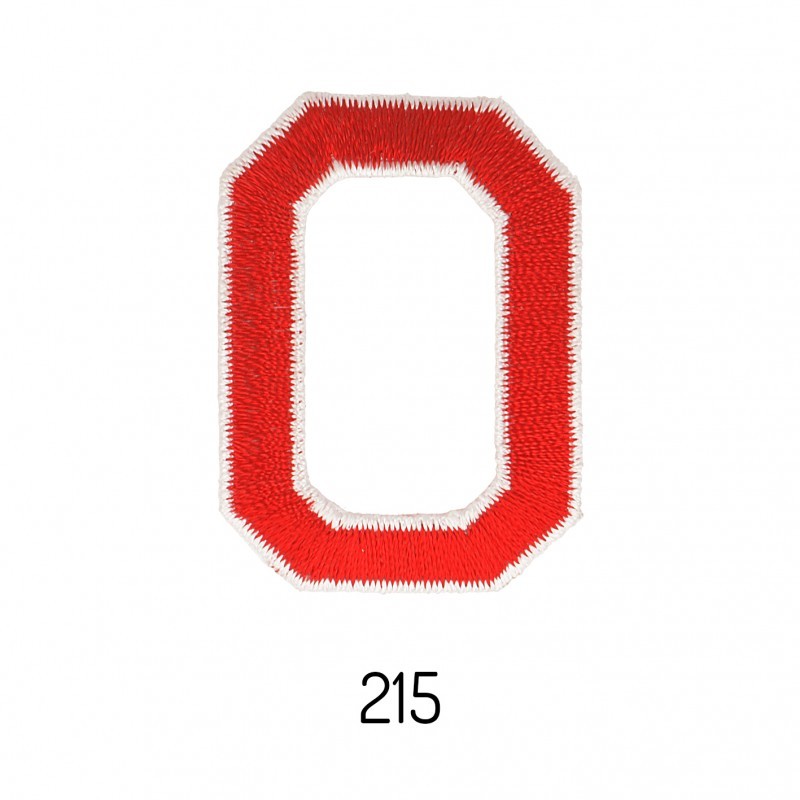 Lettres baton - Rouge o