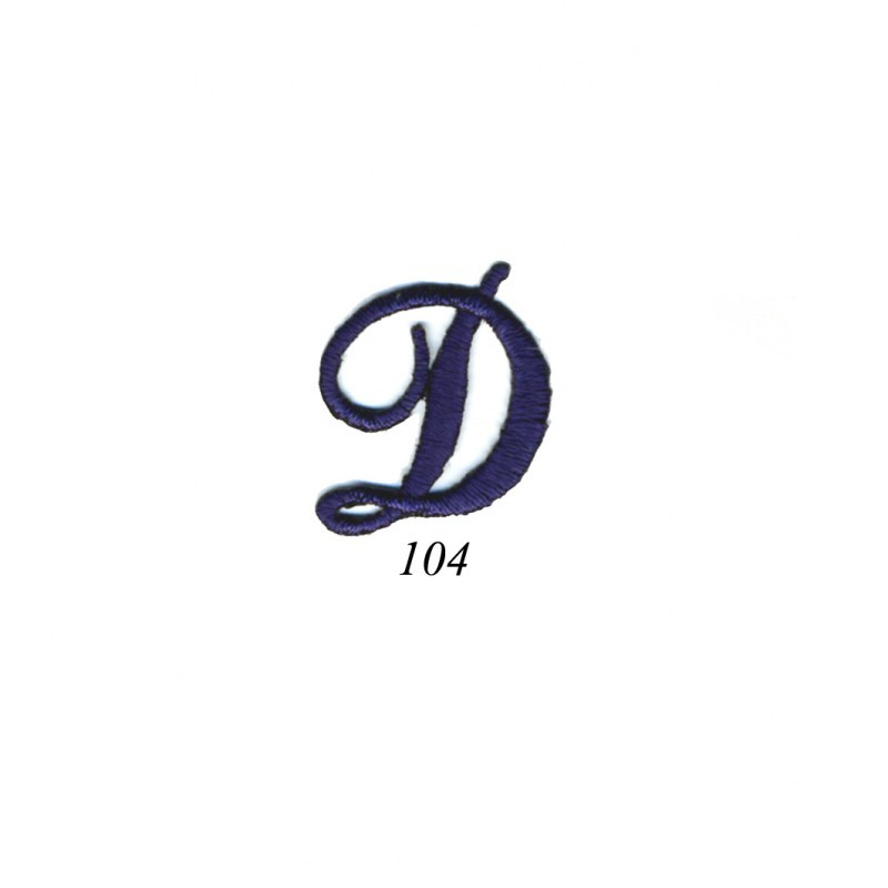 Lettres anglaises - Bleu d