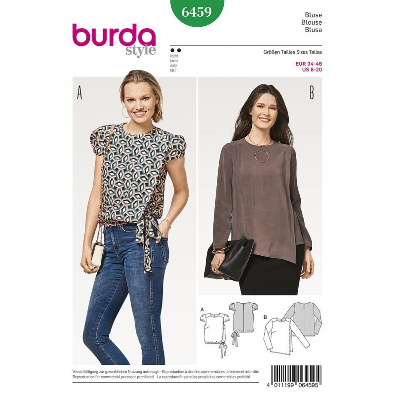 Patron Burda Style 6459 Blouse