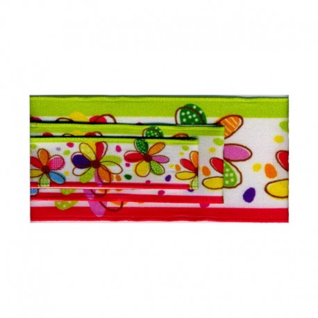 Ruban laitonne fleurs