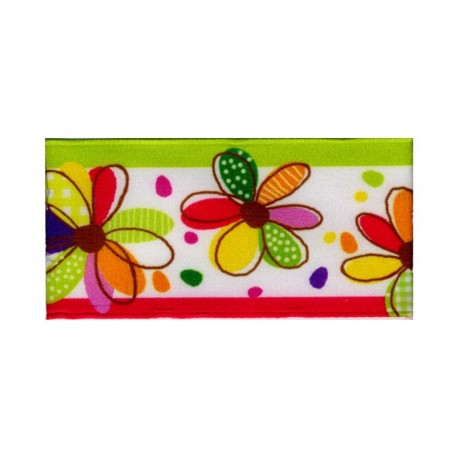 Ruban laitonne fleurs