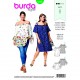 Patron Burda Style 6446 Blouse Tunique Taille 46/60
