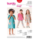 Patron Burda Kids 9438 Robe et Tshirt 92/122