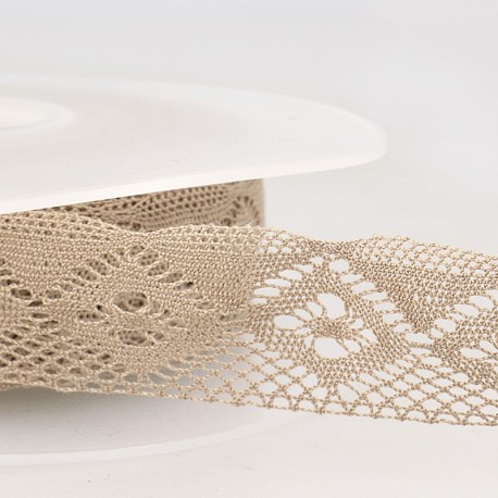 Dentelle coton 25 mm