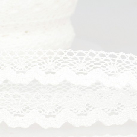 Dentelle coton  13mm