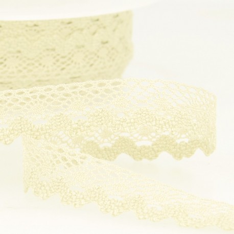 Dentelle coton  13mm