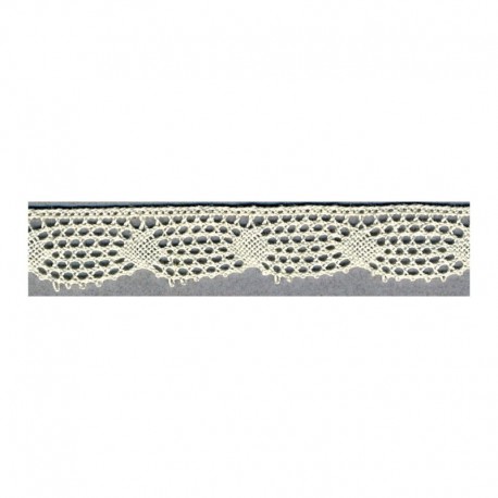 Dentelle coton 15mm