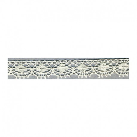 Dentelle coton 14mm
