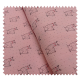 Tissu Lama Rose