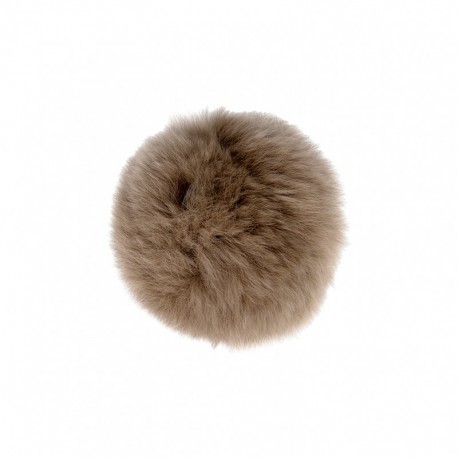 Pompon fourrure lapin11cm