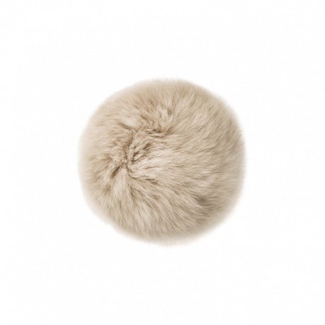 Pompon fourrure lapin11cm