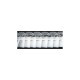 Ruche dentelle/satin