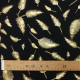 Tissu jersey Marine Plume Or