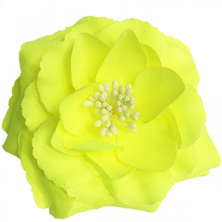 Fleur fluo/broche