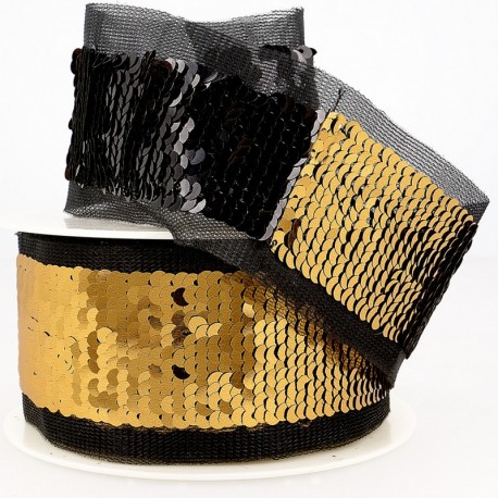 Galon paillettes revers