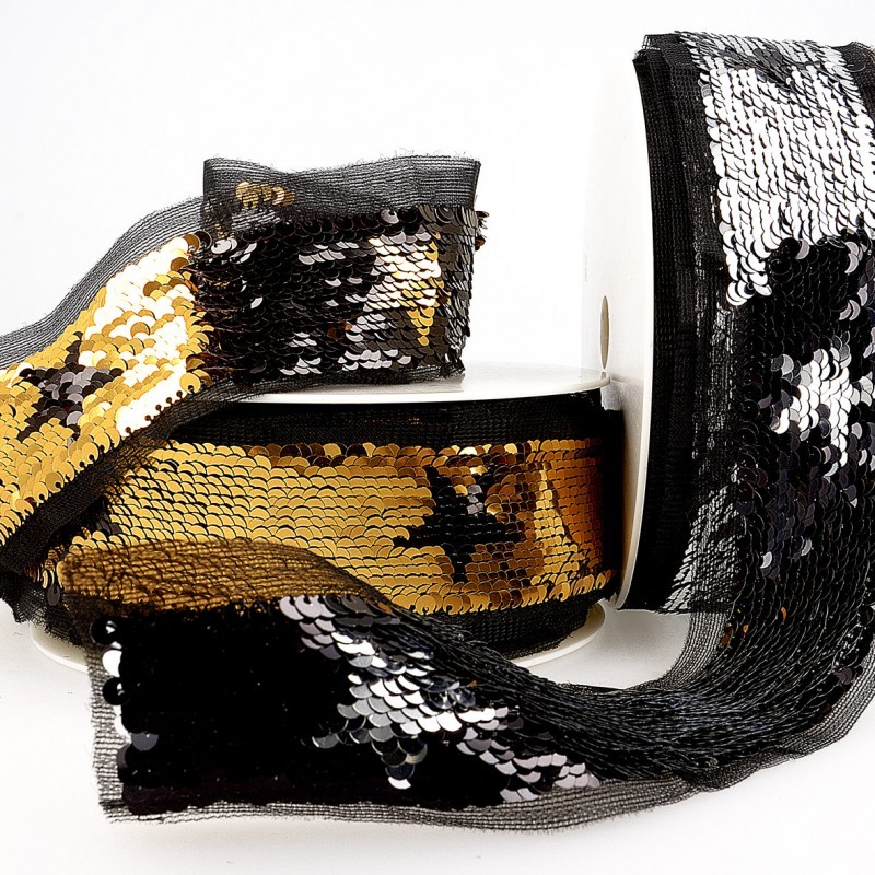 Galon paillettes revers