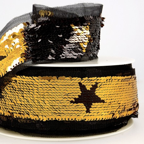 Galon paillettes revers