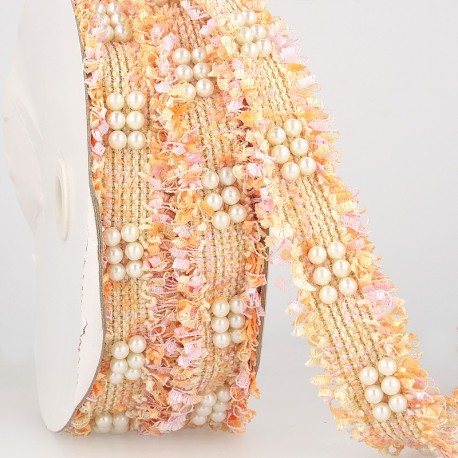 Galon robe perle
