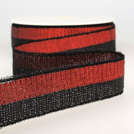Galon paillettes bicolore