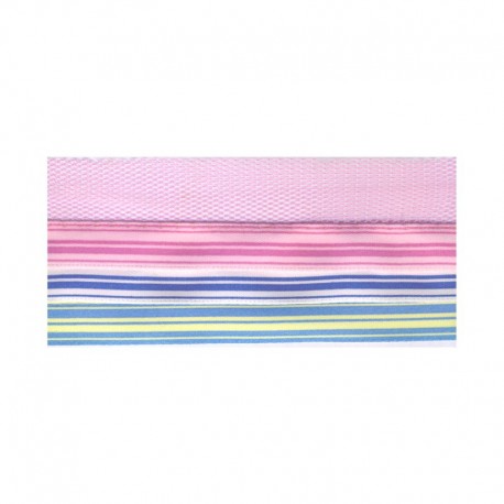 Ruban satin raye/tulle
