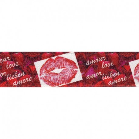 Ruban satin love