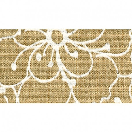 Ruban fleurs decoupes