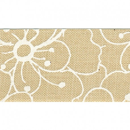Ruban fleurs decoupes