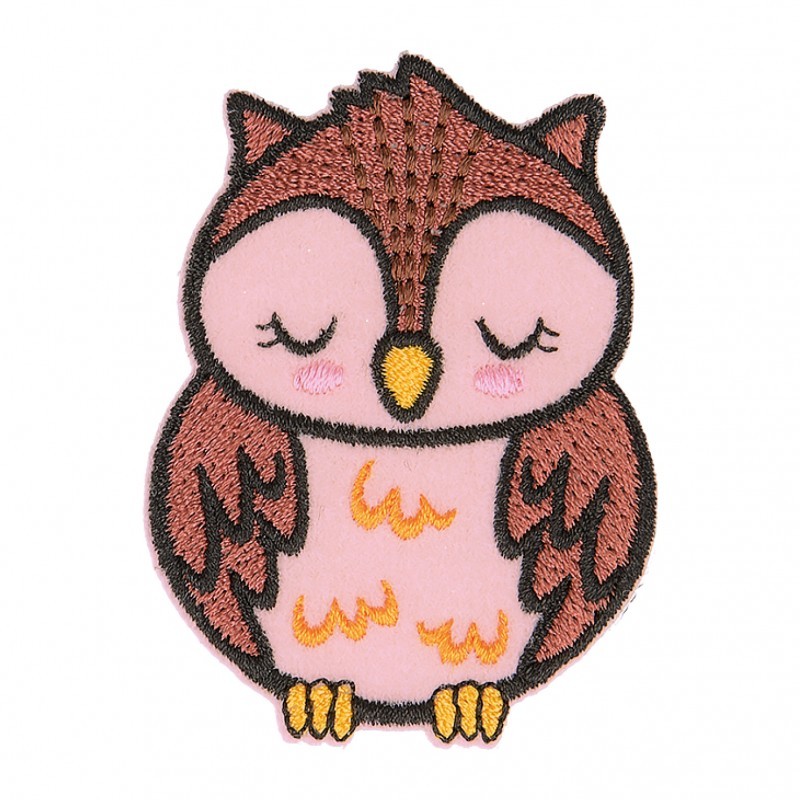 Ecusson animaux endormi - Hibou