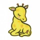 Ecusson animaux endormi - Girafe