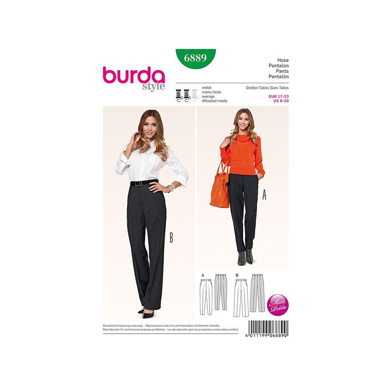 Patron Burda Style 6889 Pantalon 17/23