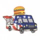 Ecusson food truck - Hamburger