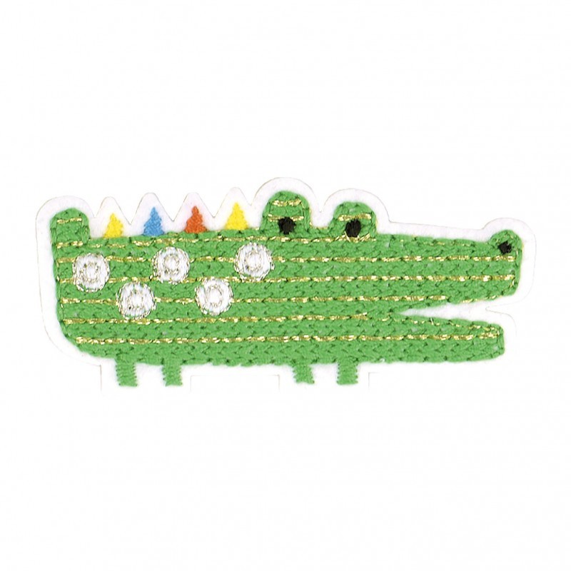 Ecusson  animaux mignons - Crocodile