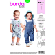 Patron Burda Kids 9337 Salopette Taille 62/92CM