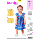 Patron Burda Kids 9338 Blouse Culotte Taille 68/98CM