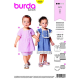 Patron Burda Kids 9339 Blouse Culotte Taille 68/98CM