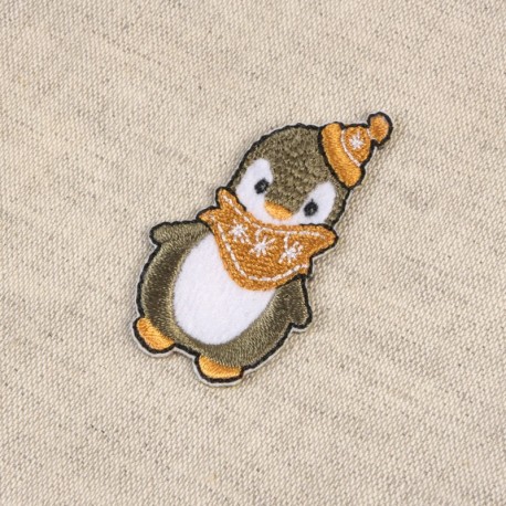 Ecusson animaux hiver - Pingouin