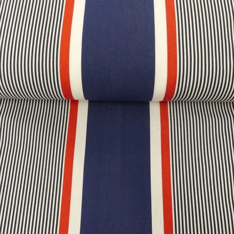 Tissu Toile Transat Playa St Brieux Rouge 