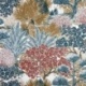 Tissu Demi Natte  Mako Petrole Grande Largeur