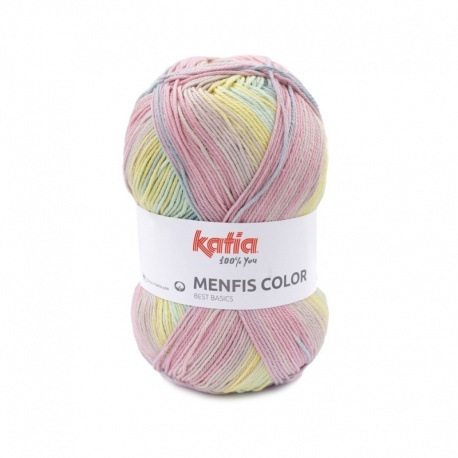 Pelote de laine Katia Menfis Color