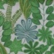 Tissu Toile  Arty Botanic Leaves Fond Lin